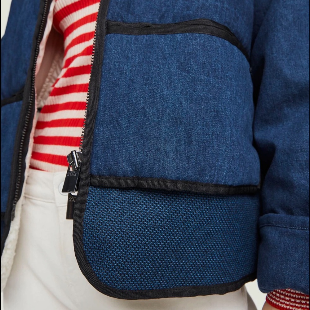 Scotch and soda padded denim bomber jacket - Picture 8 of 9
